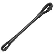 Capacity 30Kg/66Lbs Bike Bicycle Top Tube Cross-Bar Frame Adjustable Adapter for Y-Frame Lady Bike C black