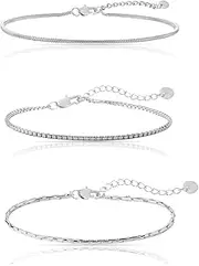 [Made by Nami] Men's Bracelet Made of Stainless Steel • Silver/Gold • Minimalist Bracelet Men • Bracelets for Men • Silver Bracelet Men • Filigree Cuban Link Chain Bracelet