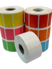 2000 Labels 1.5x1 WHITE Blank Direct Thermal Printer Zebra Sato Stickers 2 RLS