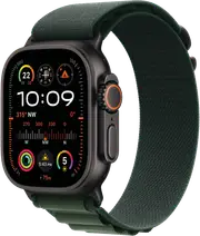 Apple Watch Ultra 2 GPS + Cellular 49mm Black Titanium - Dark Green Alpine Loop - M