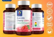 VITAMIN C 1000 MG ACEROLA CHERRY+MULTIVITAMIN, nourishes and builds immunity.3X