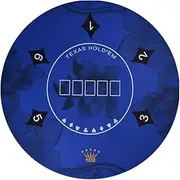 Fitted Round Elastic Edge Solid Felt Table Cover for Poker Puzzles Board Games Fits Round Table Portable Rubber Round Table Top Layout Poker Mat