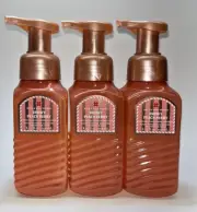 3 Snowy Peach Berry Gentle Foaming Hand Soap Bath & Body Works 8.75 fl oz