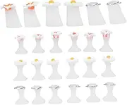 OHPHCALL Nail Art Toe Separators 3 Sets of Silicone Toe Spacers Foot Spacer for Women