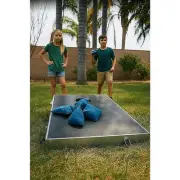 60 x 90cm Portable Cornhole Bean Bag Toss Set – Aluminium Frame