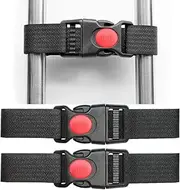 Vukgahao French Door Fridge Lock Multifunctional Baby Cabinet Lock for Refrigerators Cabinets RV Cable Tie Best Gifts for Child Safety Products Black 2 Pack