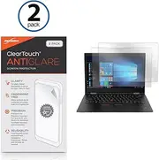BoxWave Screen Protector Compatible with Lenovo Thinkpad X1 Yoga (3rd Gen) - ClearTouch Anti-Glare (2-Pack), Anti-Fingerprint Matte Film Skin for Lenovo Thinkpad X1 Yoga (3rd Gen)