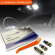 Audi A4 B6 B7 LED Interior Kit Premium 14 SMD Bulbs White Error Free S4 RS4 (for: Audi)