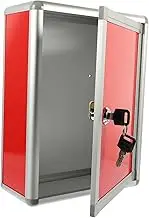 Veemoon Wall Mount Mailbox with Lock Suggestion Box for Office Complaints Donations Letter Box for Secure Storage Display for Fundraising Voting