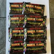 8 individual Magical Flames Fire Color Changing Packet 0.8 Oz