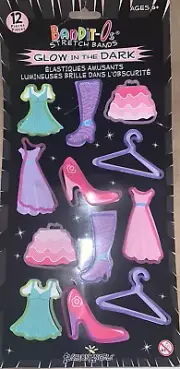 Bandit-Os Stretch Bands Fashion Angels 12 Pieces Glow In The Dark New