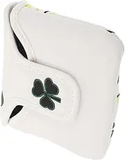 WOONEKY Golf Driver Head Covers Stylish Pu Leather Golf Club Covers Headcover Cap for Men Putter Headcover Putter Head Covers Enhance Accuracy