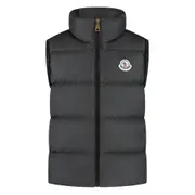 [Moncler] Moncler Quilted Puffer Vest 8 A GREY/BLACK
