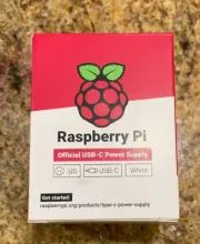 NEW Raspberry Pi Official USB-C Power Supply 15.3W White US Plug