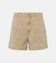 [Velvet] Velvet Fallon linen shorts AU 8 brown