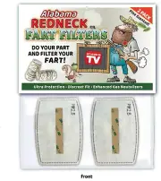 Alabama REDNECK FART FILTER - Gag Joke Card Funny Birthday Gift Pine - AIR PM2.5