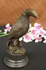 Art Deco Hot Cast Exotic Toucan Big Bird Bronze Masterpiece Statue Decor Figure