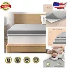 3-Inch Ergonomic Memory Foam Topper Twin - Cooling Gel & Bamboo Charcoal Infused