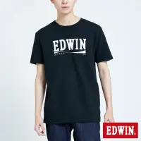 在飛比找momo購物網優惠-【EDWIN】男裝 飲品LOGO短袖T恤(黑色)