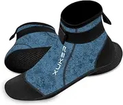 [XUKER] Water Socks Neoprene Socks, 3mm Glue Blind Stitch Sand Beach Volleyball Wetsuit Socks Water Booties for Diving