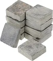 COSMEVIVI 10pcs Natural Rock Slices for Turtle Tank Realistic Aquarium Decor Rocks Comfortable Habitat for Turtles Versatile Miniature Landscaping Easy to Maintain Fish Tank Accessories