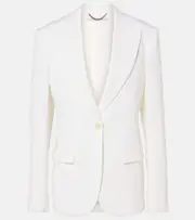 [Stella McCartney] Stella McCartney Wool-blend blazer AU 12 beige