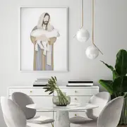 He Leaves The Ninety And Nine Canvas Wall Art