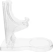 Gatuida Teacup and Saucer Display Stand Plastic Plate Holder for Coffee Cups Plates and Dishes Antislip Design for Stable and Secure Display Versatile Dinnerware Organizer