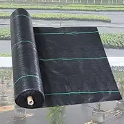 IMPREC Weed Barrier Landscape Fabric，weed Barrier Fabric Garden Fabric Weed Barrier Black Mulch For Good Water Permeability Wide Range Of Application (Color : Noir, Size : 1.5x100m)