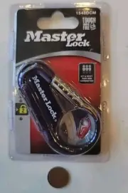 Master Lock Resettable Combination Padlock Backpack Luggage 1548DCM Purple Misp