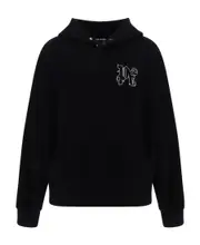 Palm Angels PA Monogram Embroidered Hoodie XL,L,M Black