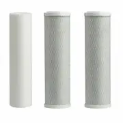 Reverse Osmosis Replacement Pre Filters Quality Sediment & Carbon, 3 Pack 2.5x10