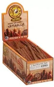 HAP52143 HAPPY HOWIE S Beef Woof Stix 6 Bulk 80ct,1 Pack of 1 Piece