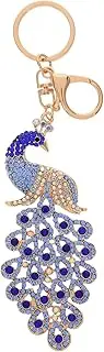 [Holibanna] Metal Keychain Ring Crystal Bag Charm Rhinestone Pendant Car Keychain Handbag Accessory for Women Girls