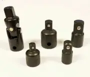 New 5pc Impact Reducer /Adapter Tool 3/8" Universal Joint Socket Set- Heavy Duty
