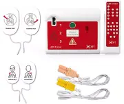 AED Trainer, Portable Defibrillator Trainer Set CPR Training Device with Remo...
