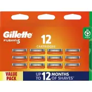 Gillette Fusion 5 Razor Blades 12 Pack