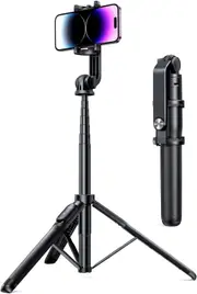 Selfie Stick Tripod Stand with Remote Compact Portable for Mobile Phone Camera