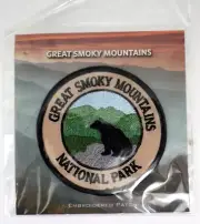 Great Smokey Mountains National Park Embroidered Woven Patch made USA Souvenir