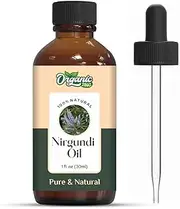 Organic Zing Nirgundi (Vitex Negundo) Oil | Pure & Natural Carrier Oil for Aroma, Diffusers, Skincare & Hair Care - 30ml/1.01fl oz