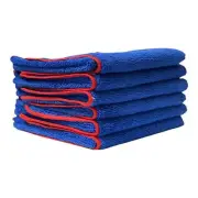 Microfiber Drying Towel Lint Free-Scratch Free-Overlocked Edges-380 GSM 16"x24"