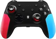 MEIXIANG Bluetooth-compatible Gamepad Game Joystick Controller Vibration Console With 6-AXis Handle Black 3