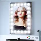 Crystal Vision Hollywood Style Makeup Mirror LED Light Kit -Dome Cool White 10ft