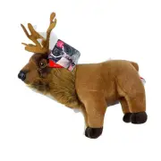 12 inch Aurora Baby Elk Moose Stuffed Animal Toy Gift Of Smiles Brown