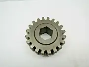 820 Steel Spur Gear 7/8" Hex Bore 20 Teeth, 8DP, 2.44PD, 2.75"OD, 1" Face 14.5PA