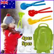 Winter Football Snowball Maker Clip Kids Outdoor Sports Snow Sand Mold Toys NEW
