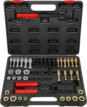 49Pcs Thread Chaser Set, Restorer Kit Includes 24 Rethreading
