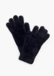 [Taking Shape] Taking Shape Fuzzy Gloves in Black - Women's Accessories Black