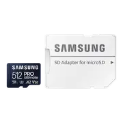 Samsung 512GB PRO Ultimate MicroSD Card With Adapter [MB-MY512SA/WW]