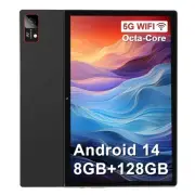 2025 Latest Android 14 Tablet - 10.1 Inch Screen, 128GB + 8GB RAM, Octa-Core ...